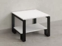 Журнальный стол с полкой 1000x600x550 RM181-10x6 Белый/Черный
