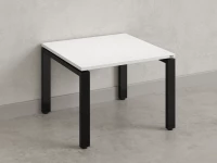 Журнальный стол с полкой 1200x600x550 RM183-12x6 Белый/Черный