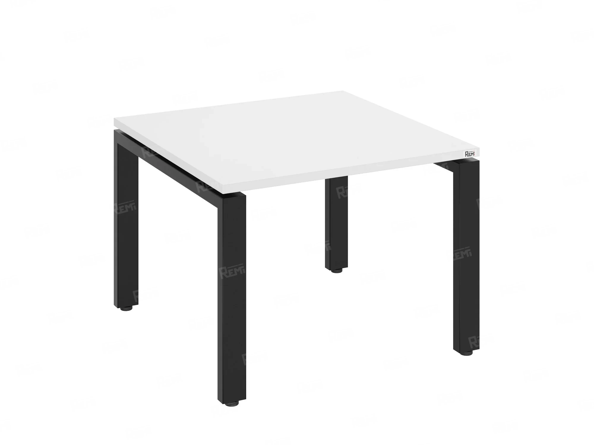 Журнальный стол с полкой 1200x600x550 RM183-12x6 Белый/Черный