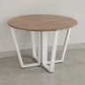 Круглый стол на U-образных опорах 1500x1500x750 RM188-15x15 Дуб Юстус/Белый