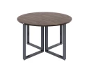 Круглый стол на О-образных опорах 1400x1400x750 RM187-14x14 Дуб Апрельский шоколад/Серый