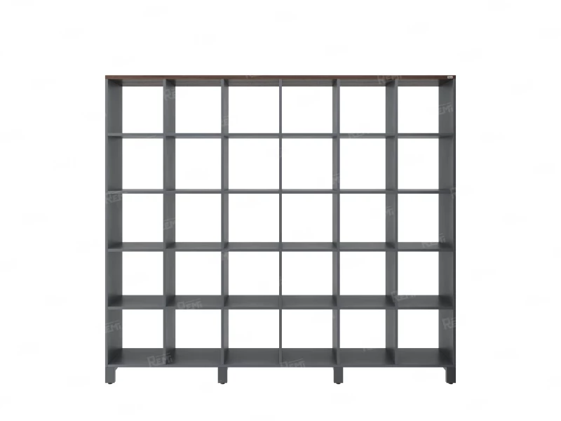 Стеллаж, 30 ячеек 2250х370х1980 RM143-225x37 Дуб Апрельский шоколад/Серый
