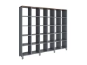 Стеллаж, 30 ячеек 2250х370х1980 RM143-225x37 Дуб Апрельский шоколад/Серый