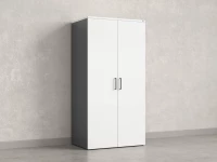 Гардероб, на регулируемых опорах, штанга, 1 полка 900x600x1800 RM159-90x60 Белый/Серый