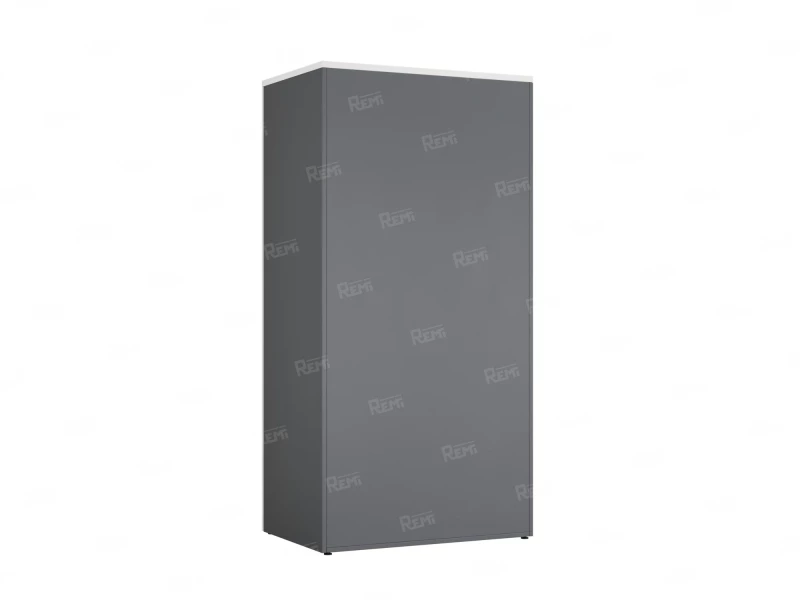 Гардероб, на регулируемых опорах, штанга, 1 полка 900x600x1800 RM159-90x60 Белый/Серый