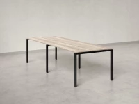 Cтол для переговоров, на П-образном каркасе 2200x1400x750 RM080-220x140 Дуб Маувелла/Черный