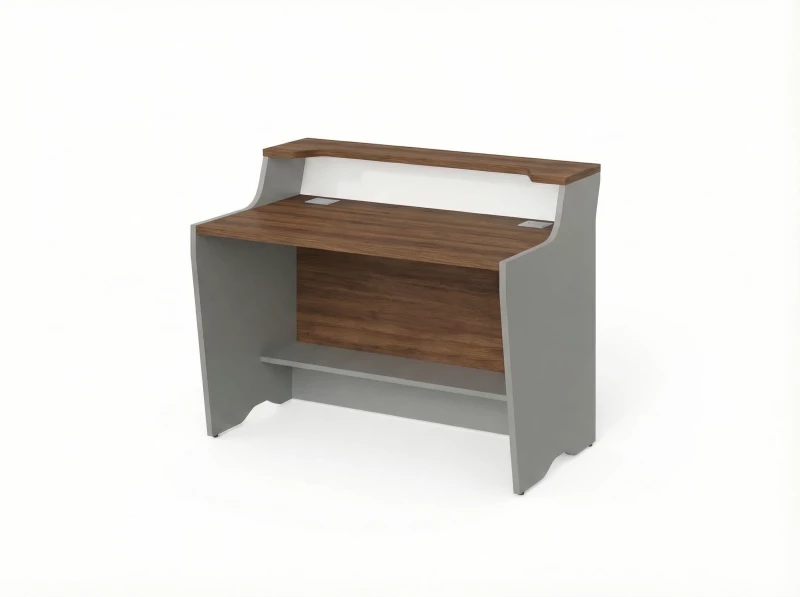 BRL RB081-120х75 Модуль прямой с вырезом, низкий 1200х748х960 Орех Вармия/Серый вулканический