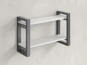 Полка настенная 900x300x500 RM194-90x30 Белый/Серый
