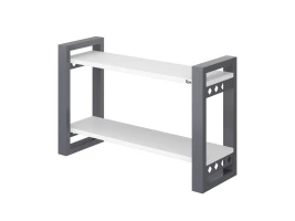 Полка настенная 900x300x500 RM194-90x30 Белый/Серый