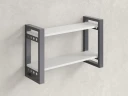 Полка настенная 900x300x500 RM194-90x30 Белый/Серый