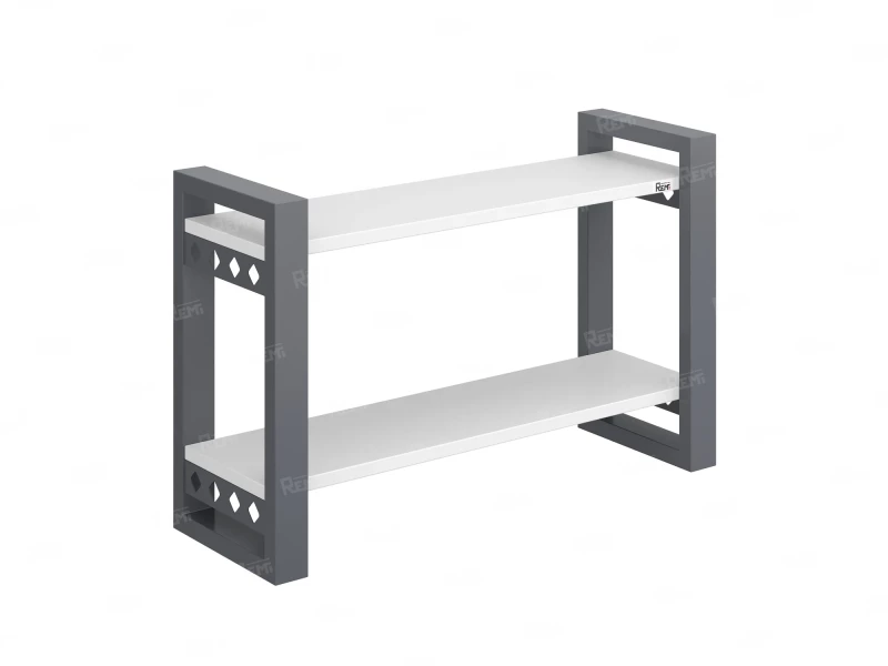 Полка настенная 900x300x500 RM194-90x30 Белый/Серый