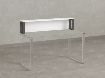 Надстройка для стола 1000x200x300 RM208-100x40 Белый/Серый