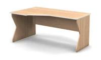 Стол RS011 эргономичный левый 158x95x74 см Швейцарский вяз, Серия Смарт | Smart