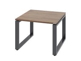 Журнальный стол с полкой 800x600x550 RM182-8x6 Дуб Юстус/Серый