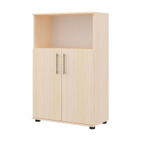 Шкаф 3 RE109 уровня, З/С ХДФ 79,8x42x120 см Акация светлый/Акация светлый, Серия Еврова | Europe
