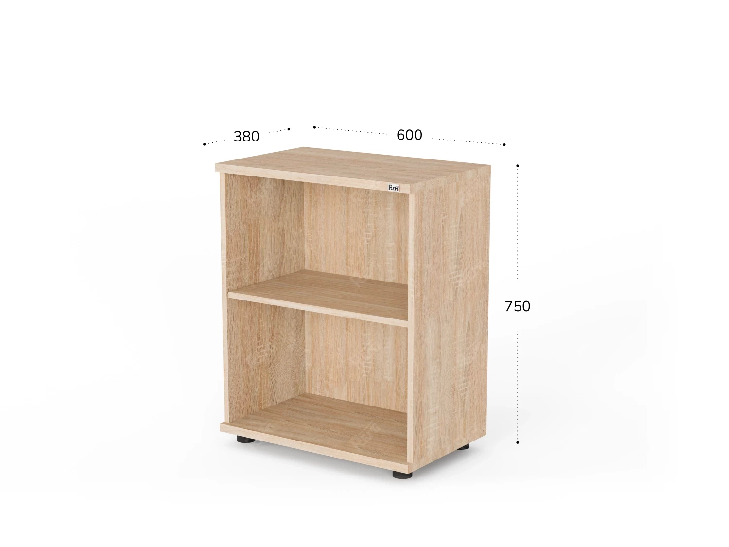 Тумба к столу RLG017 60x38x75 Дуб Сонома, Серия ЛАЙТ | LIGHT