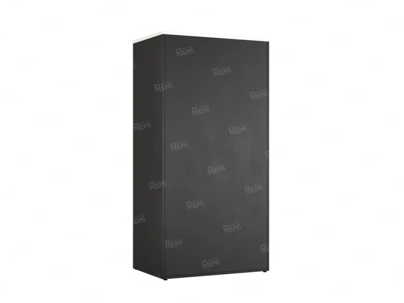 Гардероб, на регулируемых опорах, штанга, 1 полка 900x600x1800 RM159-90x60 Белый/Черный