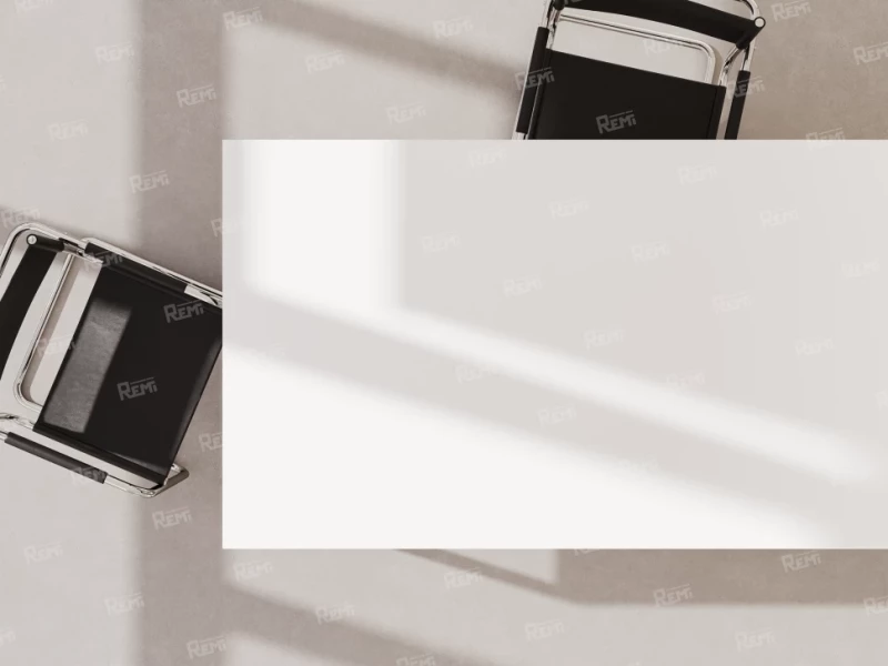 Стол прямой, подвесная тумба, ЛДСП экран, О-опора 1800x800x750 RM032-18x8 Белый/Белый