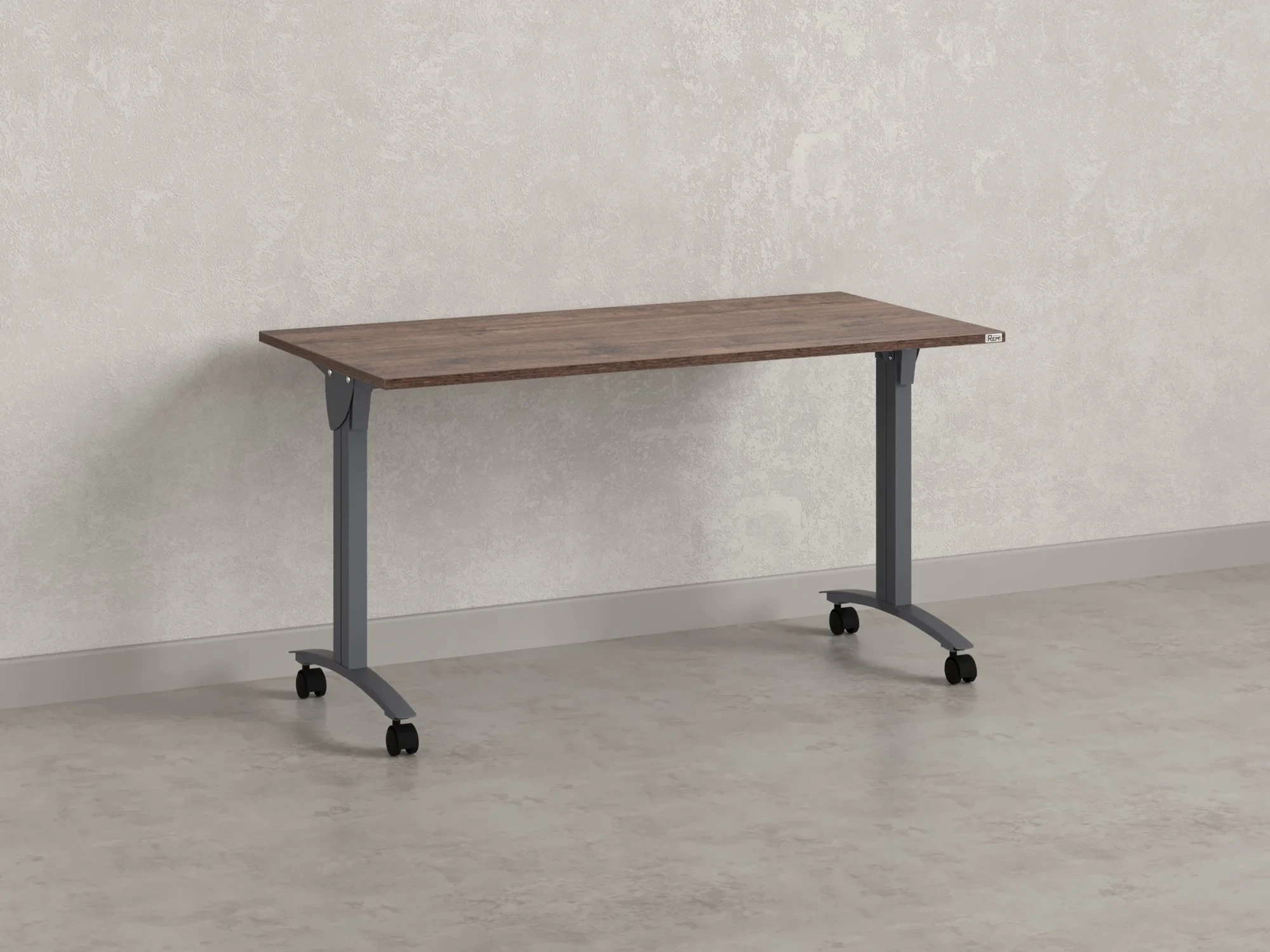 Стол складной, мобильный 800x700x750 RM011-8x7 Дуб Апрельский шоколад/Серый