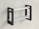 Полка настенная 900x300x500 RM194-90x30 Белый/Черный