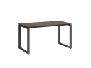 Стол прямой на O-образных опорах 1600x800x750 RM002-16x8 Дуб Апрельский шоколад/Серый