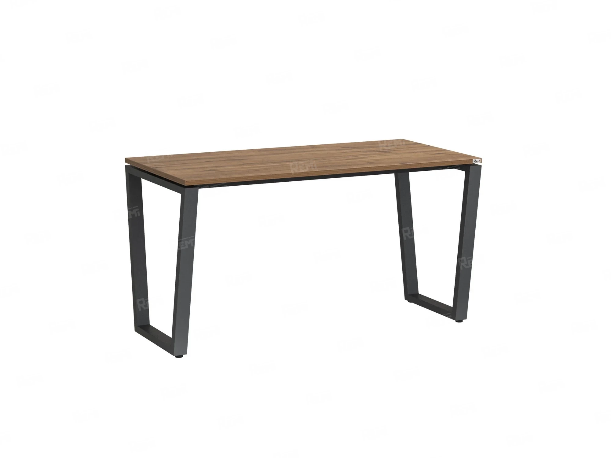 Стол прямой на U-образных опорах 1200x600x750 RM003-12x6 Дуб Юстус/Серый