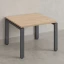 Журнальный стол с полкой 1200x600x550 RM183-12x6 Вяз Швейцарский светлый/Серый