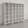 Стеллаж, 30 ячеек 2250х370х1980 RM143-225x37 Дуб Маувелла/Белый