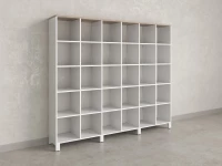 Стеллаж, 30 ячеек 2250х370х1980 RM143-225x37 Дуб Маувелла/Белый