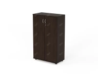 Шкаф закрытый RLG035 3 полки 700х350х1130 Венге, Серия ЛАЙТ | LIGHT