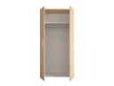 Гардероб, на регулируемых опорах, штанга, 1 полка 900x600x1800 RM159-90x60 Вяз Швейцарский светлый/Белый
