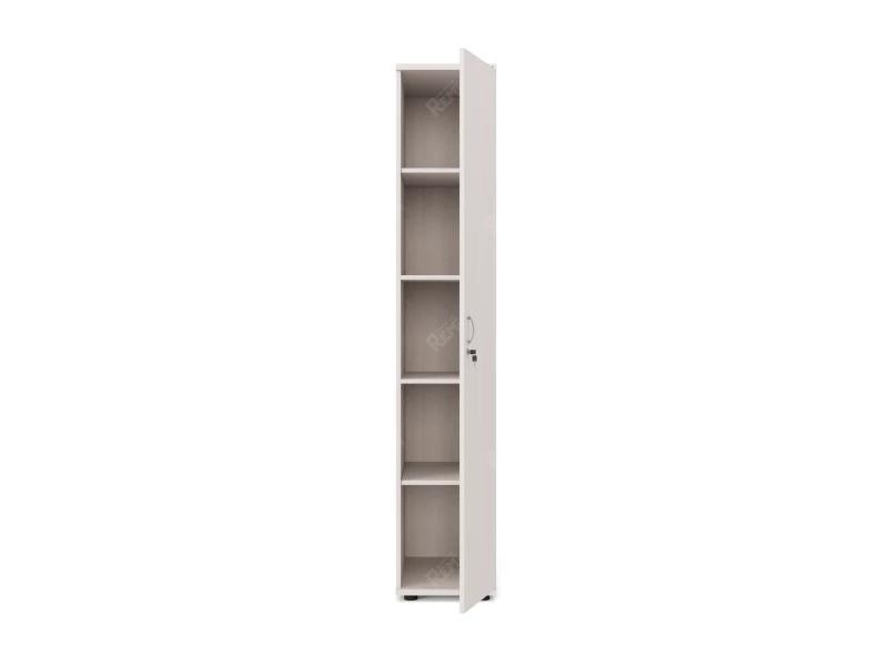 Узкий шкаф RLG036 350х550х1830 Дуб Молочный, Серия ЛАЙТ | LIGHT