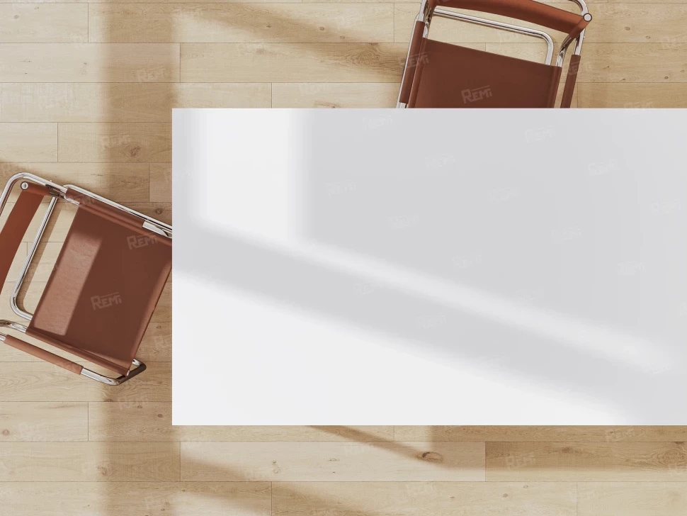 Стол прямой, подвесная тумба, ЛДСП экран, О-опора 1800x800x750 RM032-18x8 Белый/Серый