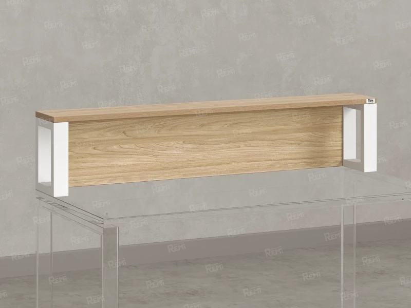Надстройка для стола 1000x200x300 RM208-100x40 Вяз Швейцарский Светлый/Белый