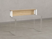 Надстройка для стола 1000x200x300 RM208-100x40 Вяз Швейцарский Светлый/Белый