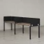 Бенч-система в 1 ряд, 2 рабочих места 5 тканевых экранов 3200x600x750 RM167-1-32x6 Дуб Маувелла/Черный
