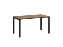 Стол прямой на П-образных опорах 800x800x750 RM001-8x8 Дуб Юстус/Черный