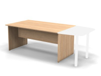 Конференц-стол RS025 158x95x74 см Швейцарский вяз, Серия Смарт | Smart