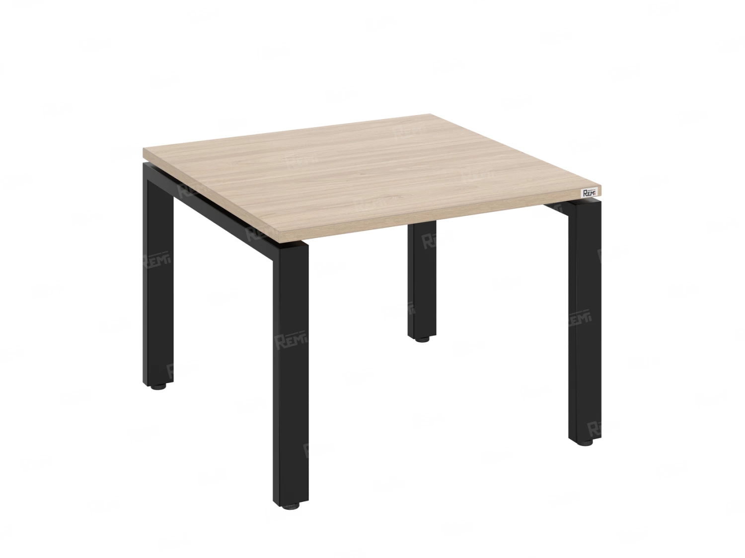 Журнальный стол с полкой 1200x600x550 RM183-12x6 Вяз Швейцарский светлый/Черный