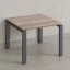 Журнальный стол с полкой 800x800x550 RM183-8x8 Дуб Маувелла/Серый
