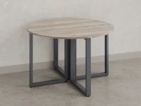 Круглый стол на О-образных опорах 1400x1400x750 RM187-14x14 Дуб Маувелла/Серый