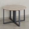 Круглый стол на О-образных опорах 1400x1400x750 RM187-14x14 Дуб Маувелла/Серый