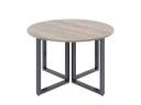 Круглый стол на О-образных опорах 1400x1400x750 RM187-14x14 Дуб Маувелла/Серый