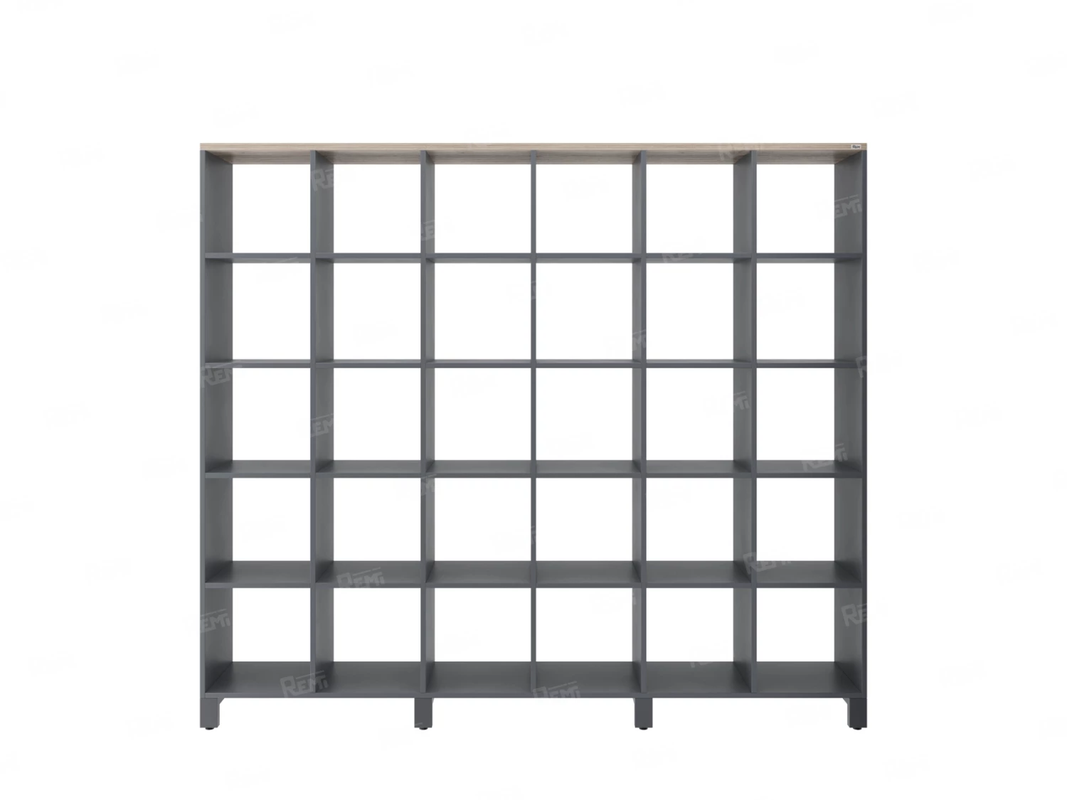 Стеллаж, 30 ячеек 2250х370х1980 RM143-225x37 Дуб Маувелла/Серый