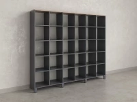 Стеллаж, 30 ячеек 2250х370х1980 RM143-225x37 Дуб Маувелла/Серый