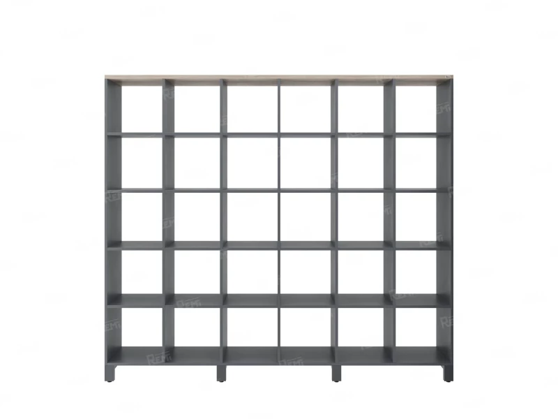 Стеллаж, 30 ячеек 2250х370х1980 RM143-225x37 Дуб Маувелла/Серый