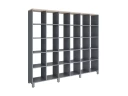 Стеллаж, 30 ячеек 2250х370х1980 RM143-225x37 Дуб Маувелла/Серый