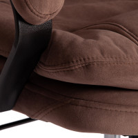 19384 Кресло COMFORT LT Коричневый/Коричневый, Флок