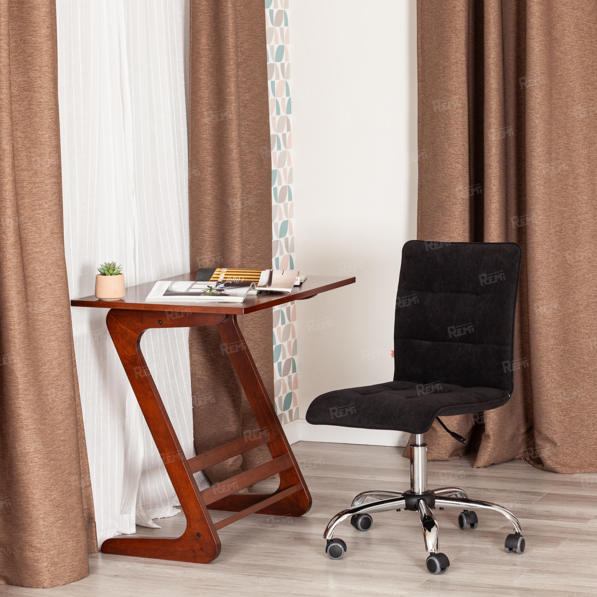 Кресло ZERO Черный/Черный, Флок (арт. 13495)