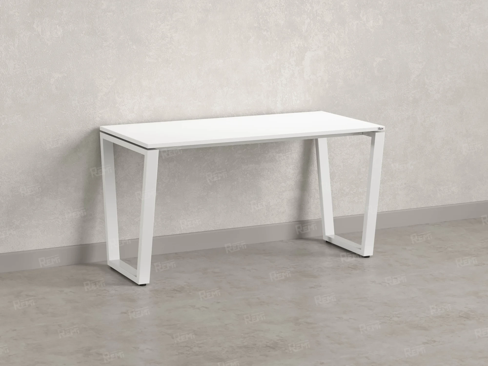 Стол прямой на U-образных опорах 1200x700x750 RM003-12x7 Белый/Белый